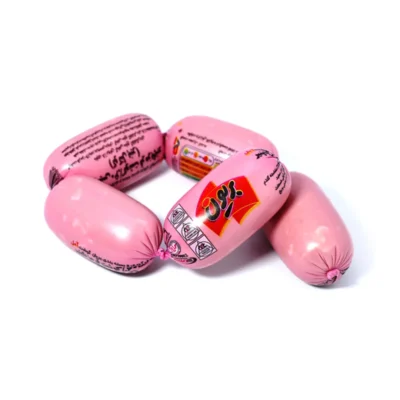 سوسیس ۶۰% گوشت قرمز با پنیر (کوکتل پنیری) بریون